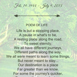Poem of Life Urn