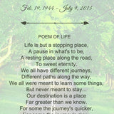 Poem of Life Urn