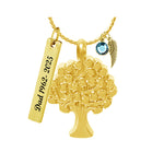 Tree of Life Gold Jewelry Urn - Love Charms® Option