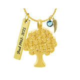 Tree of Life Gold Jewelry Urn - Love Charms® Option