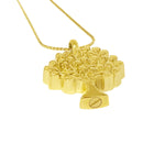 Tree of Life Gold Jewelry Urn - Love Charms® Option