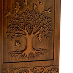 Tree Of Life Carved Adult Cremation Urn - Free Engraving - Free Shipping