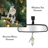 Gold Dreamcatcher Ornament Urn - Engraved Tag Option