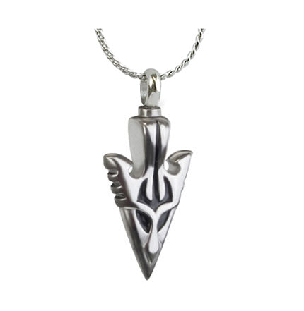 Arrowhead Tribal Pendant Urn  