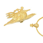 Navy Seal Trident 10KT or 14KT Gold Cremation Jewelry Urn - SHIPS NOW