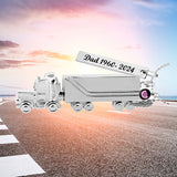 Truck 18 Wheeler Semi Pendant Urn - Love Charms® Option
