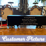 Trailer Cremation Urn & International LoneStar Red Truck Décor