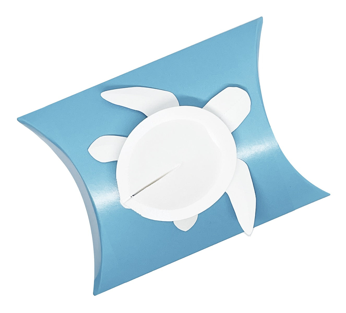 Sea Turtle Blue Mini Peaceful Pillow® Water Burial Urn - Set of 2