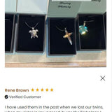Paws Heart Silver Jewelry Ash Urn - Love Charms™ Option