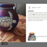Sea Turtles Raku Cremation Adult or Medium Urn - Personalization Option
