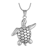 Turtle Cremation Jewelry Urn - Love Charms Option