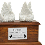 Twin or Triplet In Loving Arms Baby Angel Urn