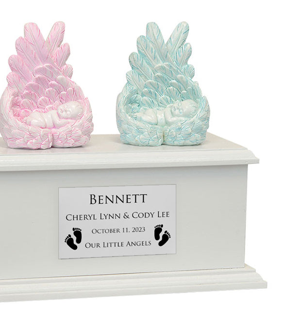 Twin or Triplet In Loving Arms Infant Urn
