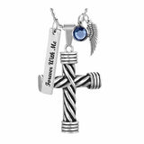 Twisted Steel Ash Urn - Love Charms Option