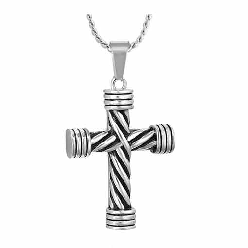 Twisted Steel Ash Urn - Love Charms Option