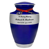 Ai Force Blue Master Rifle Cremation Urn - Adult Military Air Force Rifle Urn