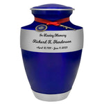 Coast Guard Blue Master Rifle Cremation Urn - Adult Military Coast Guard Rifle Urn