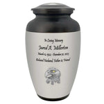 Eagle Head Adult Cremation Urn - Bald Eagle American - Tribute Wreath™ - Pro Diamond Engraving