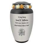 Eagle Head Adult Cremation Urn - Bald Eagle American Tribute Urn - Tribute Wreath Option