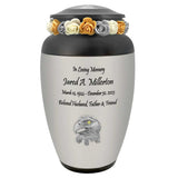 Eagle Head Adult Cremation Urn - Bald Eagle American Tribute Urn - Tribute Wreath Option
