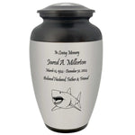Shark Adult Cremation Urn - Tribute Wreath™ - Pro Personalization - Burial Vault Option
