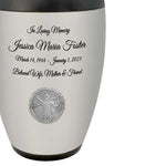 Tree of Life Medallion Adult Cremation Urn - Genealogist Urn  - Tribute Wreath™ - Pro Personalization - Burial Vault Option
