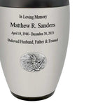 Duck Hunters Medallion Cremation Urn - Tribute Wreath™ - Pro Personalization - Burial Vault Option