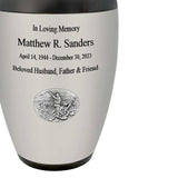 Duck Hunters Medallion Cremation Urn - Tribute Wreath™ - Pro Personalization - Burial Vault Option