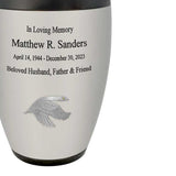 Flying Goose Adult Cremation Urn - Tribute Wreath™ - Pro Personalization - Burial Vault Option