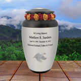 Flying Goose Adult Cremation Urn - Tribute Wreath™ - Pro Personalization - Burial Vault Option