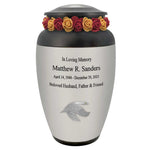 Flying Goose Adult Cremation Urn - Personalized Engraving  - Tribute Wreath Option