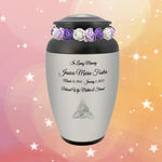 Celtic Trinity Medallion Adult Urn - Tribute Wreath™ - Pro Personalization - Burial Vault Option