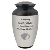River Fishing Adult Cremation Urn - Fishing Memorial - Tribute Wreath™ - Pro Diamond Engraving