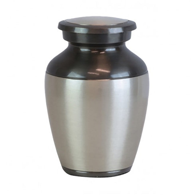 Marijuana Leaf Silver Keepsake Urn - Love Charms® Option