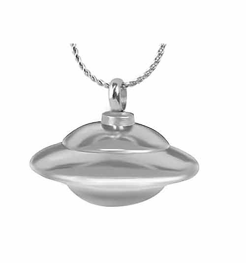 UFO Cremation Pendant Urn - Love Charms® Option