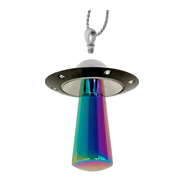 UFO Lights Cremation Ashes Jewelry Urn - Love Charms® Option