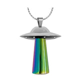 UFO Lights Cremation Ashes Jewelry Urn - Love Charms® Option
