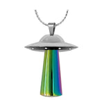 UFO Lights Cremation Ashes Jewelry Urn - Love Charms® Option