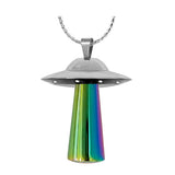 UFO Lights Cremation Ashes Jewelry Urn - Love Charms® Option
