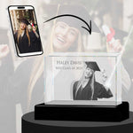 3D Crystal Large Ultra Rectangle Landscape Photo - Engraving & Light Base Options