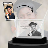 3D Crystal Large Ultra Rectangle Landscape Photo - Engraving & Light Base Options