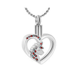 Unicorn Crystals Stainless Ash Urn - Love Charms™ Option