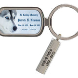 Customized Husky Untamed Keychain Keepsake