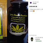 Until We Meet Again Marijuana Medium or Adult Urn - Tribute Wreath™ - Pro Personalization - Burial Vault Option