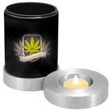 Until We Meet Again Marijuana Candle Cremation Urn - Engraving Available - LED Candle Included