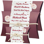 Pink Urchin Sea Shells & Starfish Rose Peaceful Pillow® Water Burial Cremation Urn - Biodegradable Water Burial At Sea Urn