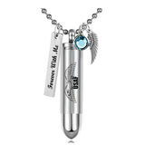USAF Bullet Eagle Pendant Urn - Love Charms Option