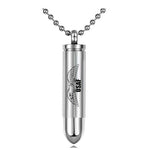 USAF Bullet Eagle Pendant Urn - Love Charms Option