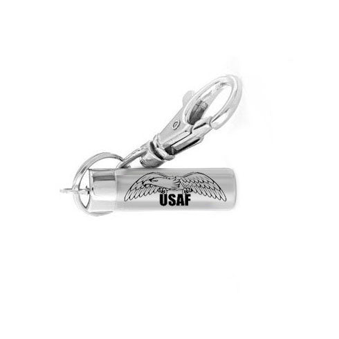 USAF Cylinder Eagle Keychain Urn