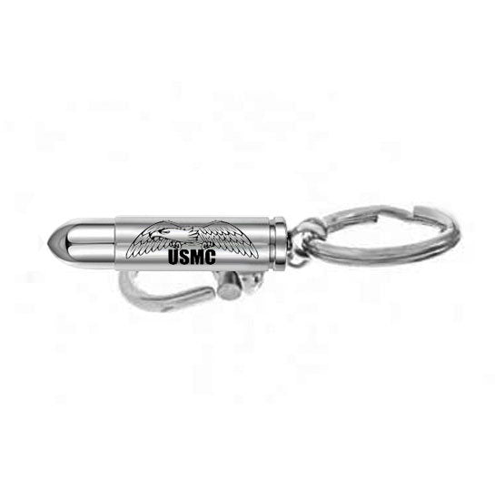 USMC Bullet Eagle Keychain Urn